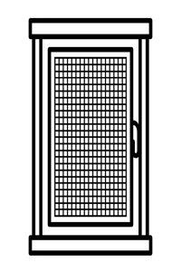 Aluminium Mesh Window